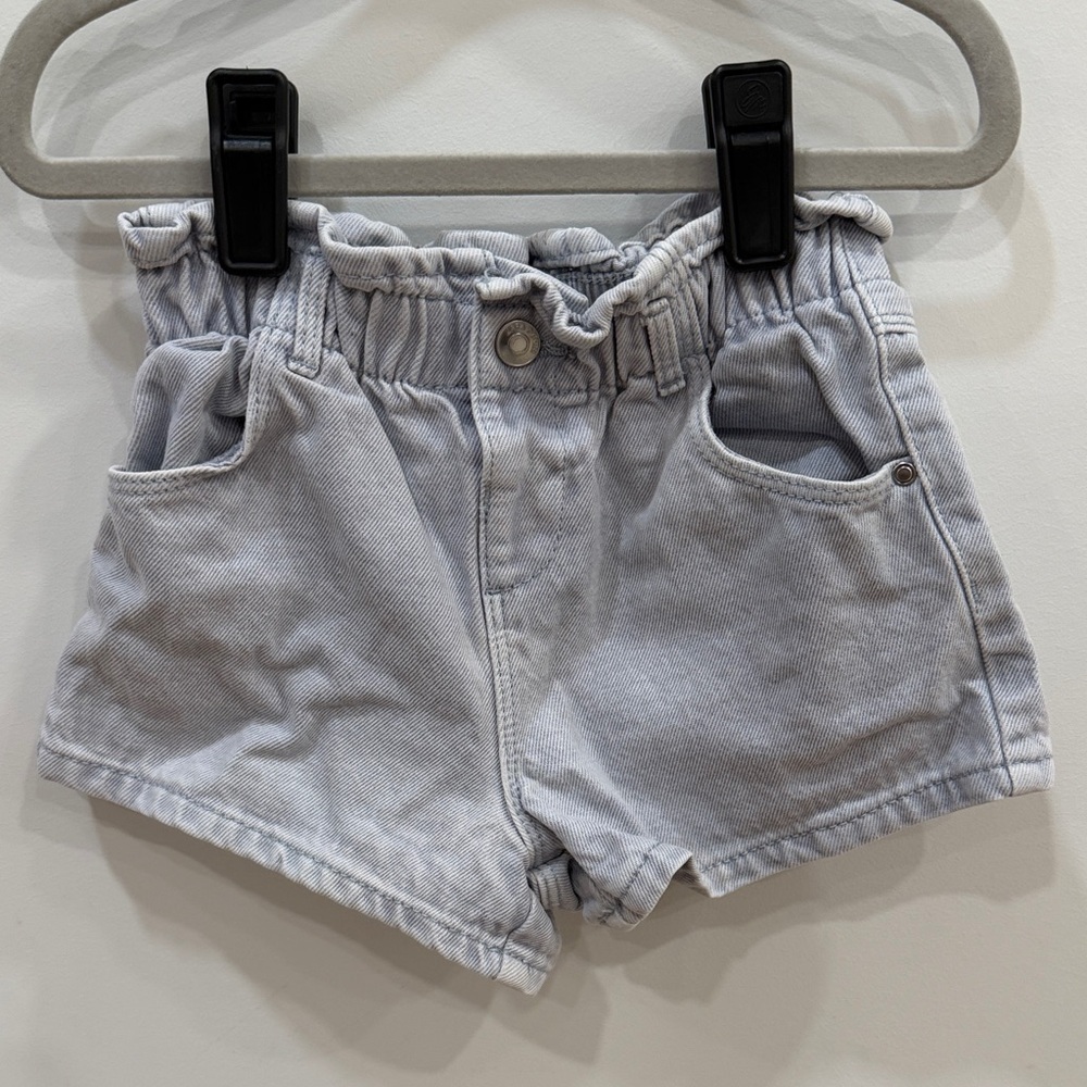 Zara Light Blue Denim Shorts